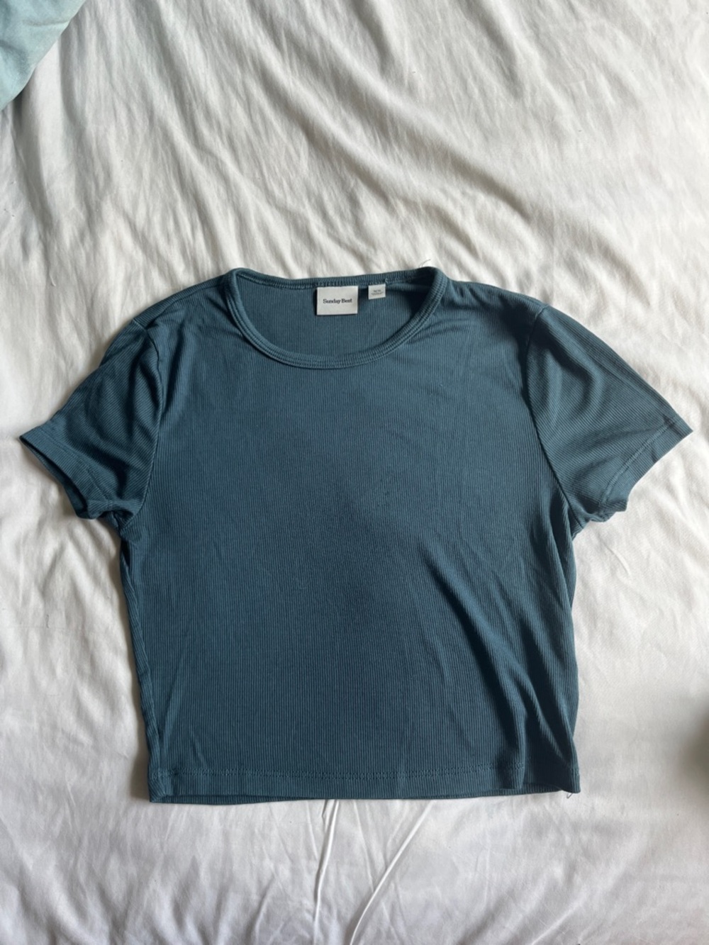 Sunday Best (XS) Bliss Cropped Tshirt in OuterSpace